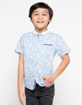 Jsp Boys Kemeja Tangan Pendek Dashing Blooms Kids 04 (5-14 Tahun)