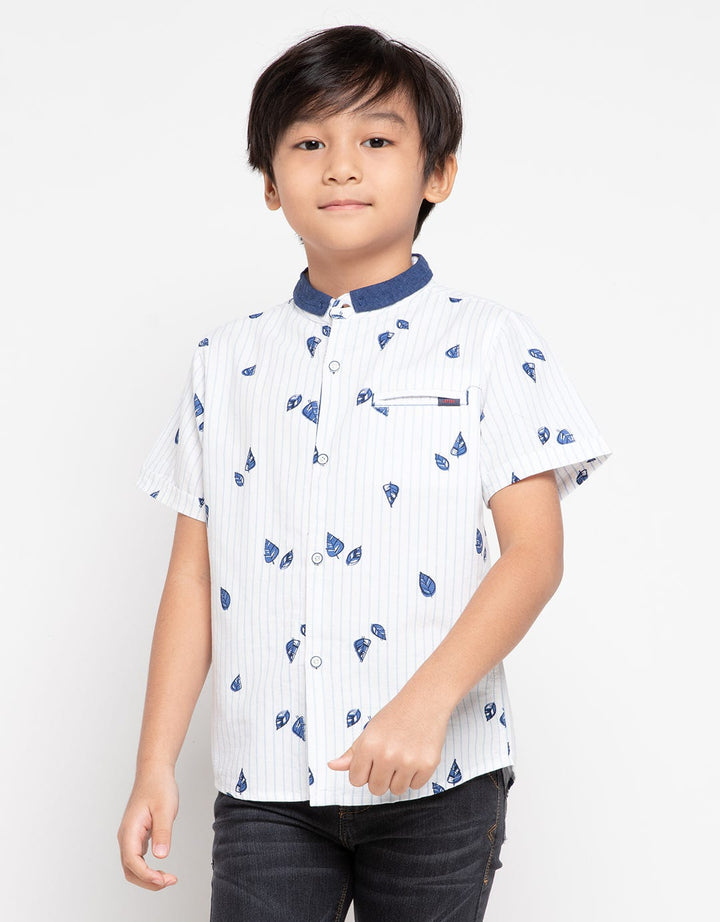 Jsp Boys Kemeja Tangan Pendek Dashing Blooms Kids 06 (5-14 Tahun)