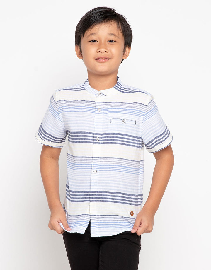 Jsp Boys Kemeja Tangan Pendek Mellow Yellow Kids 03 (5-14 Tahun)
