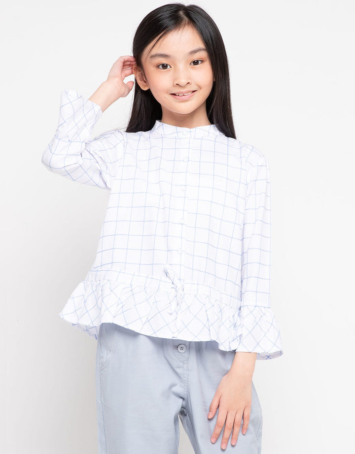 Jsp Girl Kemeja Tangan Panjang Blouse Collection 1 03 (5-14 Tahun)