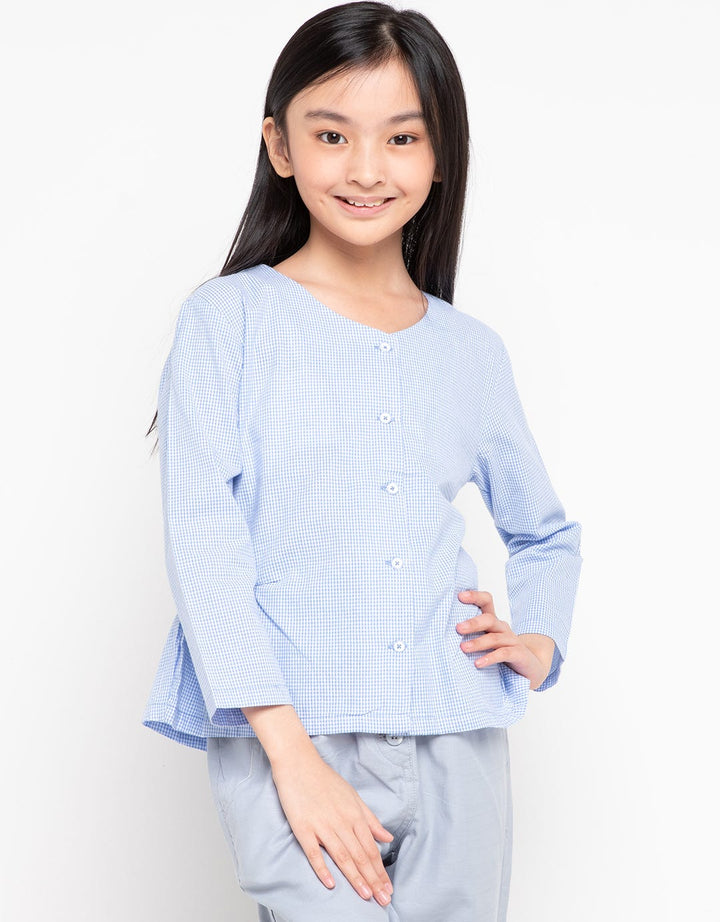 Jsp Girl Kemeja Tangan Panjang Blouse Collection 1 04 (5-14 Tahun)