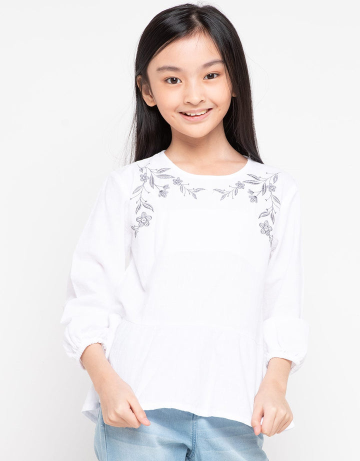 Jsp Girl Kemeja Tangan Panjang Blouse Collection 2 12 (5-14 Tahun)