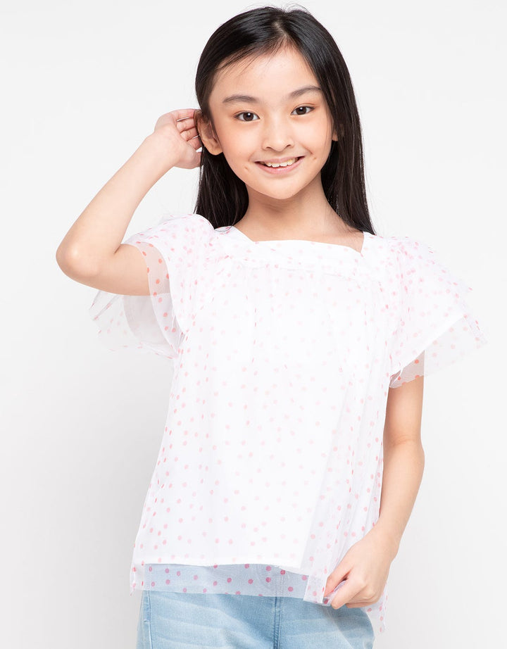 Jsp Girl Kemeja Tangan Panjang Holly Jolly 04 (5-14 Tahun)
