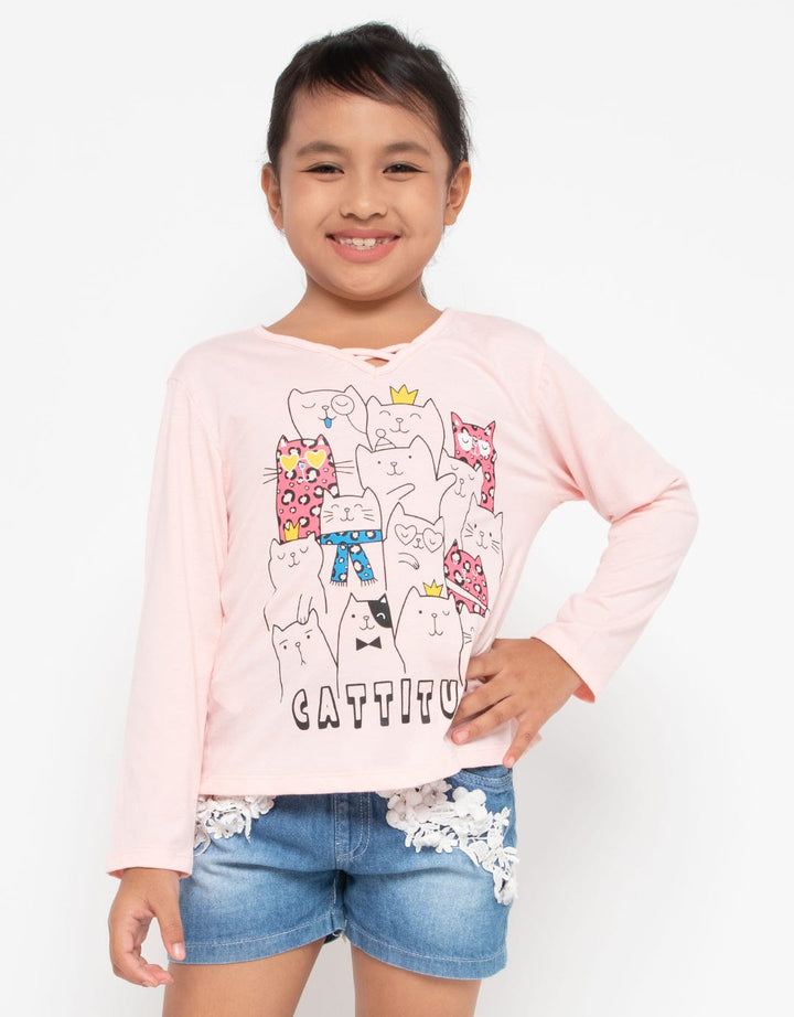 Jsp Girl T-Shirt Color Me Happy 05 (5-14 Tahun)