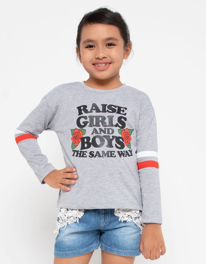 Jsp Girl T-Shirt Light Up 03 (5-14 Tahun)