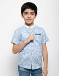 Jsp Boys Kemeja Tangan Pendek Dashing Blooms Kids 04 (5-14 Tahun)