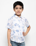 Jsp Boys Short Sleeve Shirt Mellow Yellow Kids 02 (5-14 Years)