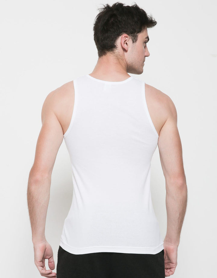 Crocodile Singlet Combed Cotton Pria