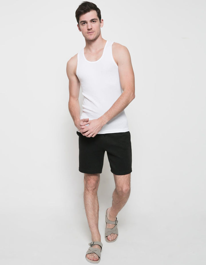 Crocodile Singlet Combed Cotton Pria