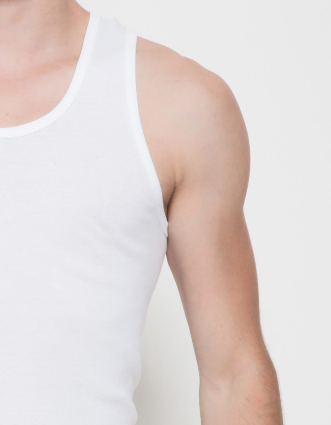 Crocodile Singlet Combed Cotton Pria