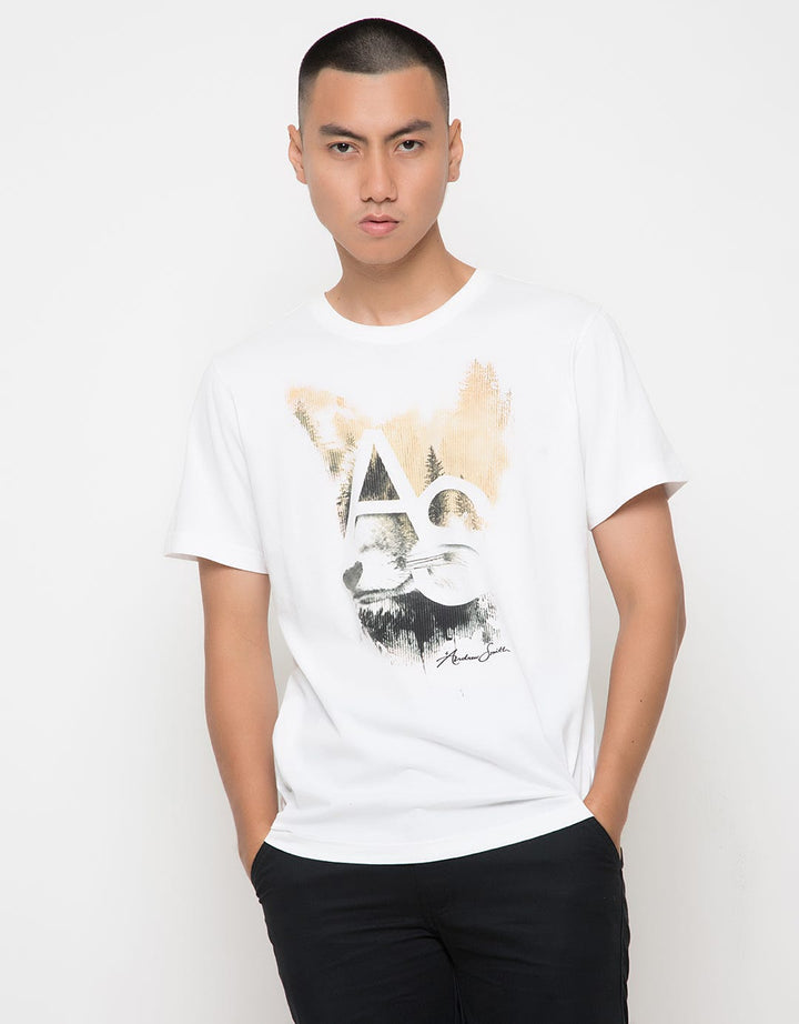 Andrew Smith T-shirt Wolf and Forest