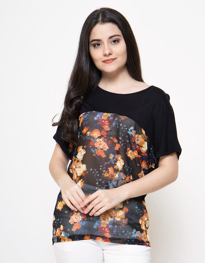 Bodytalk Blus Wanita Daisy Black