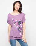 Bodytalk Bodyfit Shirty With Print Rayon Atasan Wanita