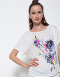 Bodytalk Bodyfit Shirty With Print Rayon Atasan Wanita