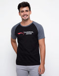 Cardinal Jeans T-shirt Raglan Print Wording