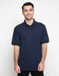 Cole Polo Rotary Print Neon