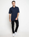 Cole Polo Rotary Print Neon