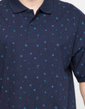 Cole Polo Rotary Print Neon
