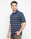Cole Polo Shirt Stripe Neon