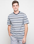 Cole Reg Stripe Motif Men's Short Sleeve T-Shirt