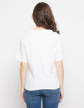 Connexion T Shirt Lengan Pendek Contrast Stitch Neon