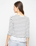 LS STRIPES WITH RUFF
