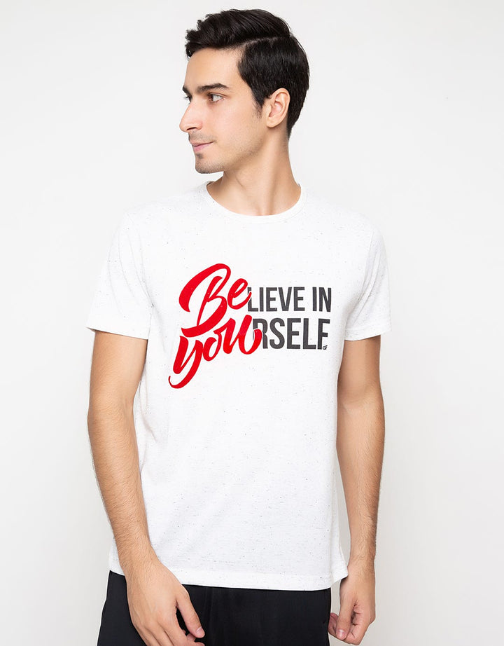D&F T-Shirt Believe Print