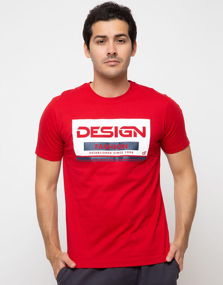 D&F T-shirt Detail Print Wording