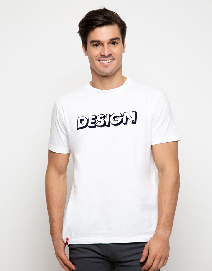 d&f T-shirt Detail Print Wording