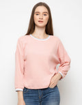 TOP KNIT LS PRT KTK