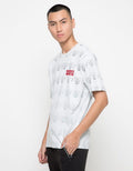 Disney Print Mickey Mouse Face Kaos Pria