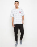 Disney Print Mickey Mouse Face Kaos Pria