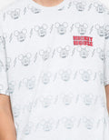 Disney Print Mickey Mouse Face Kaos Pria