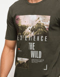 Cardinal Casual T-shirt Print Experience The Wild