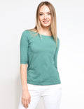 Edition Ladies Knit Top - 34 Sleeves