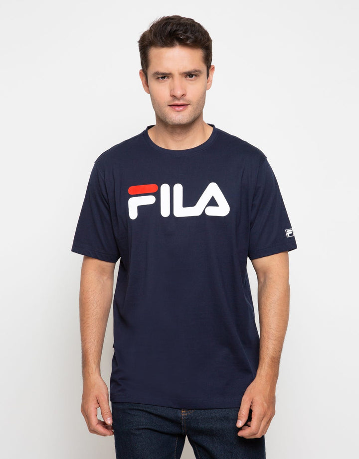 Fila Fashion Pria Kaos & Polo Shirt Cultura IV- Navy