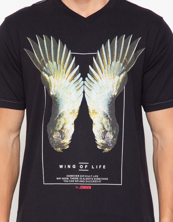 Johnwin Wing Of Life Men's T-Shirt