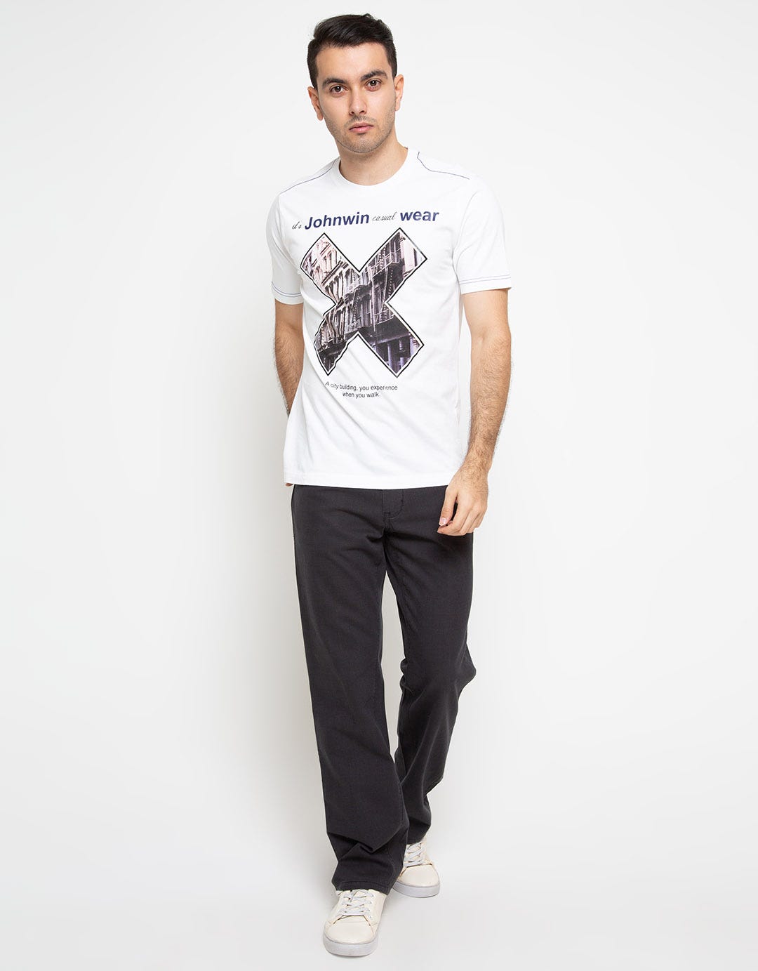 Johnwin Kaos Tangan Pendek City Building