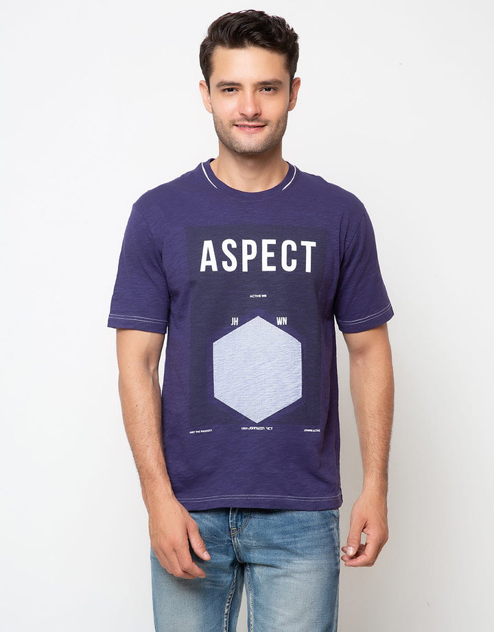 JOHNWIN Man Aspect Print T-Shirt