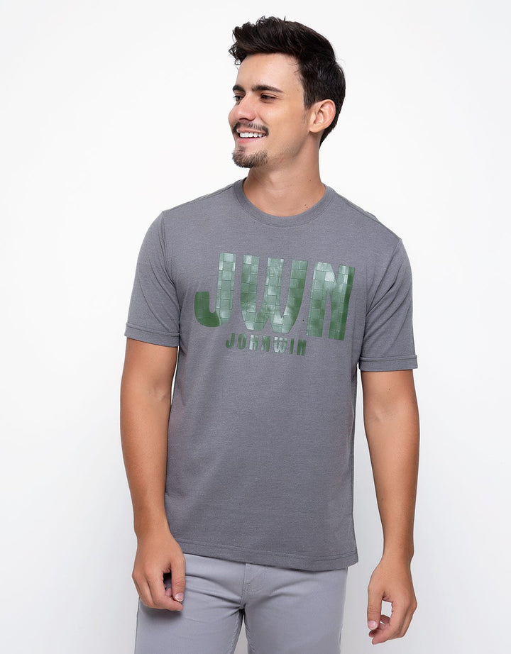 Johnwin T-Shirt Short Sleeve Print Logo