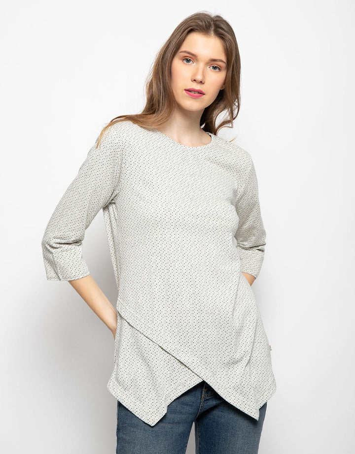 Triset Ladies T-shirt Layered Full Print