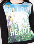 Logo Jeans FOLLOW UR HEART TEE