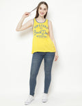 Hipster Sleeveless Tee Jeans Logo