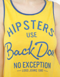 Hipster Sleeveless Tee Jeans Logo