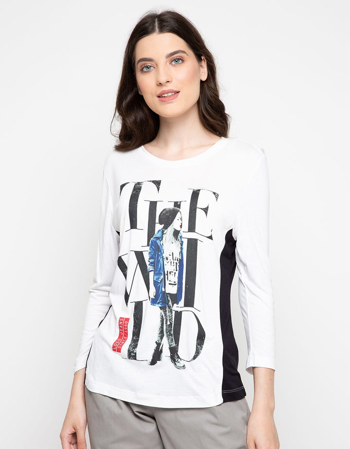 Logo Jeans Tshirt Print The Wild