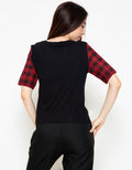Logo Jeans Wild Crop Tee Hitam