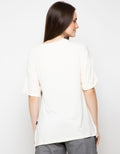 Lois Girl Short Sleeve T-shirt with Print &amp; Lace Details