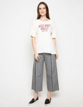 Lois Girl Short Sleeve T-shirt with Print &amp; Lace Details