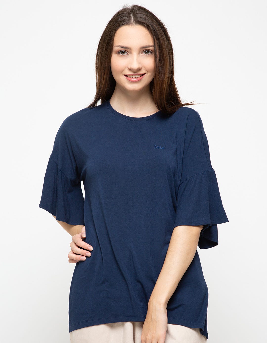 Lois Girl T-Shirt Ribbon Sleeve