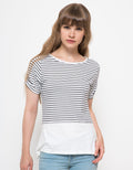 Morphidae Stripes Bess Woman's Top